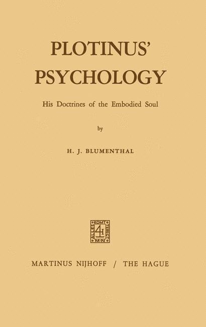Produktbild: Plotinus' Psychology