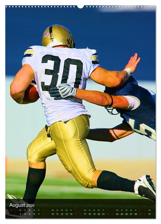 Produktbild: Trendsport American Football (hochwertiger Premium Wandkalender 2026 DIN A2 hoch), Kunstdruck in Hochglanz