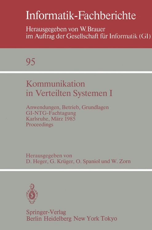Produktbild: Kommunikation in Verteilten Systemen I