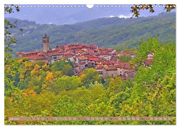 Produktbild: Garfagnana, Impressionen aus dem Norden der Toskana (Wandkalender 2026 DIN A3 quer), CALVENDO Monatskalender