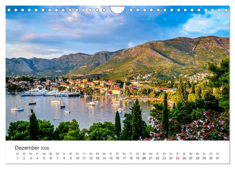 Produktbild: Malerisches Kroatien (Wandkalender 2026 DIN A4 quer), CALVENDO Monatskalender