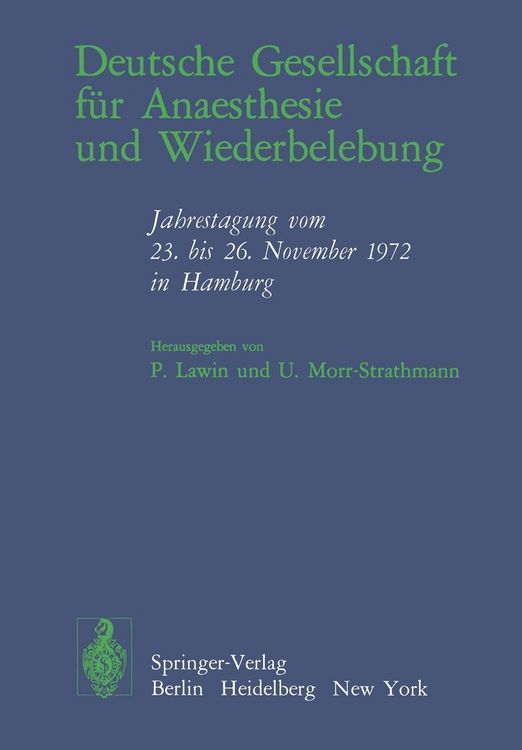Produktbild: Deutsche Gesellschaft f&uuml;r Anaesthesie und Wiederbelebung
