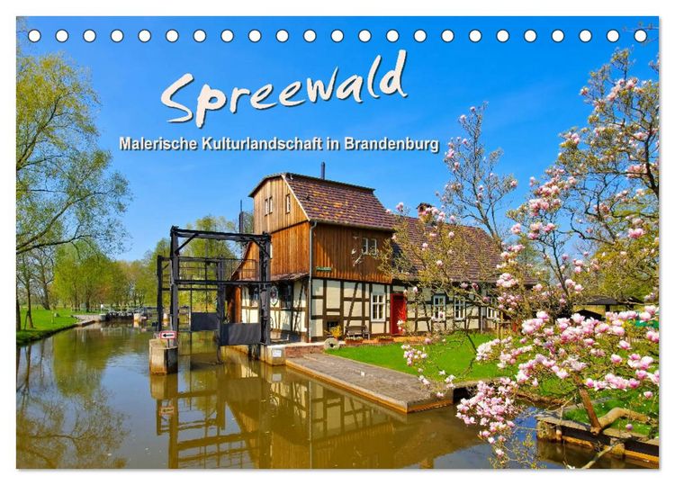 Produktbild: Spreewald - Malerische Kulturlandschaft in Brandenburg (Tischkalender 2026 DIN A5 quer), CALVENDO Monatskalender