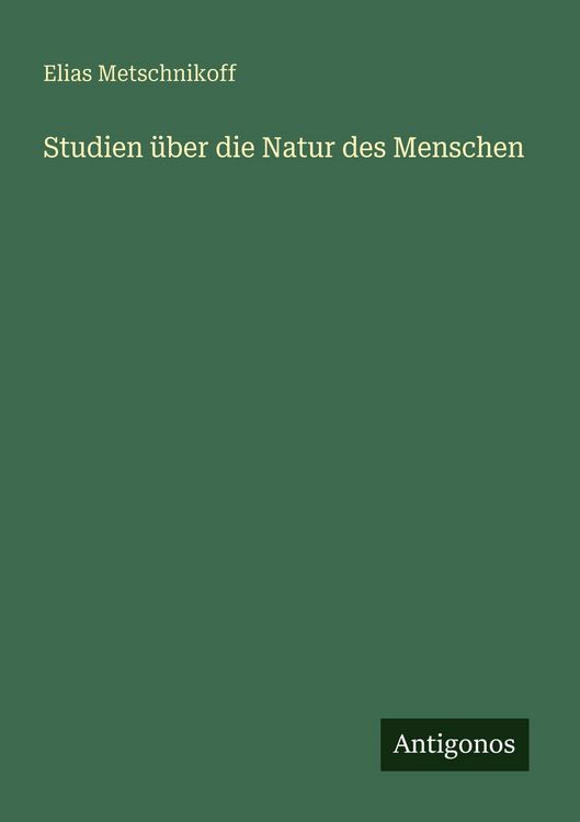 Produktbild: Studien &uuml;ber die Natur des Menschen