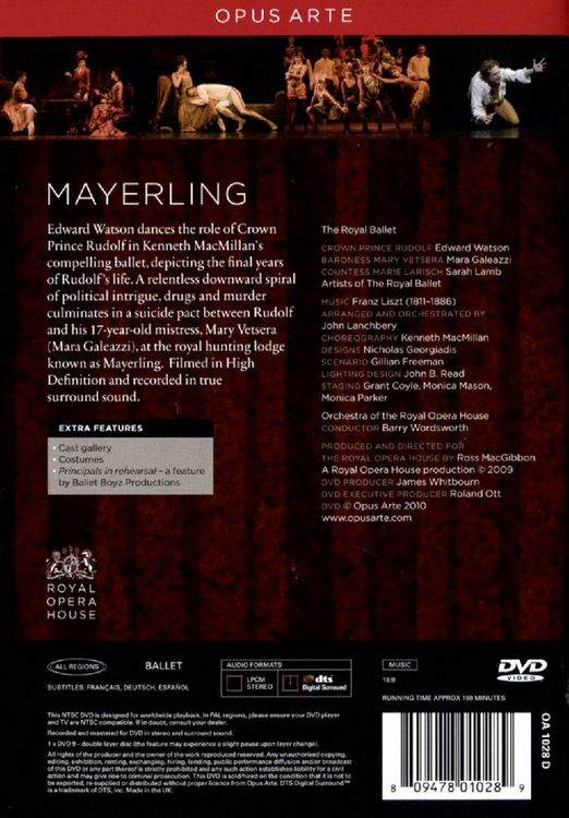 Produktbild: Mayerling - The Royal Ballet