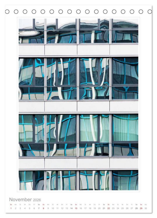 Produktbild: Spiegelungen in der Architektur (Tischkalender 2026 DIN A5 hoch), CALVENDO Monatskalender