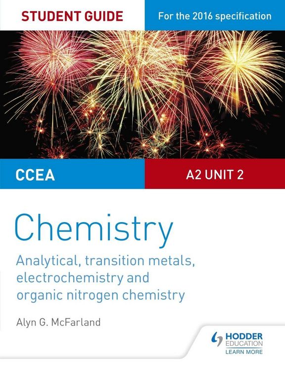 Produktbild: CCEA A2 Unit 2 Chemistry Student Guide: Analytical, Transition Metals, Electrochemistry and Organic Nitrogen Chemistry