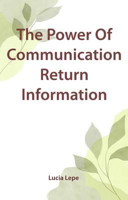Produktbild: The Power Of Communication Return Information