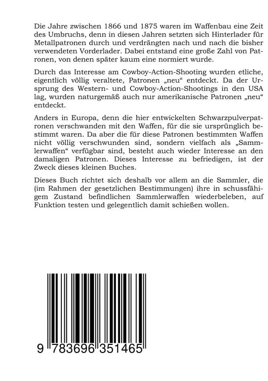 Produktbild: Europ&auml;ische Schwarzpulverpatronen