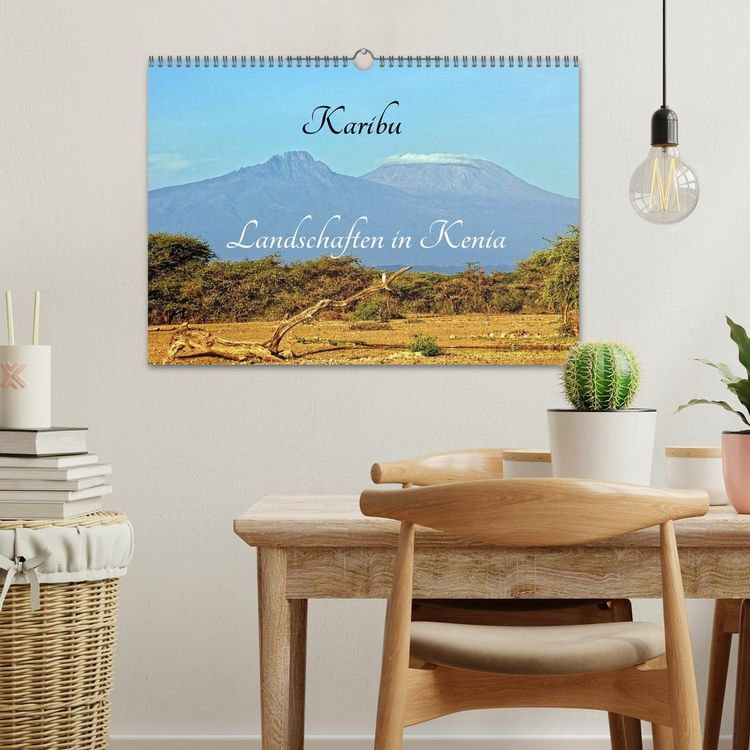 Produktbild: Karibu - Landschaften in Kenia (Wandkalender 2026 DIN A3 quer), CALVENDO Monatskalender