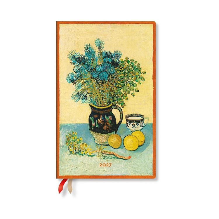 Produktbild: 2027 Van Gogh's Still Life Maxi Vertical Hardcover 12-Month Weekly Planner, 160pg, 100gsm by Paperblanks