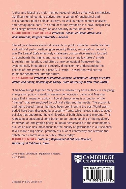 Produktbild: Immigration, Security, and the Liberal State