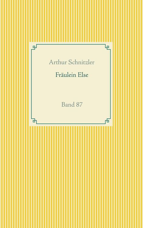 Produktbild: Fr&auml;ulein Else