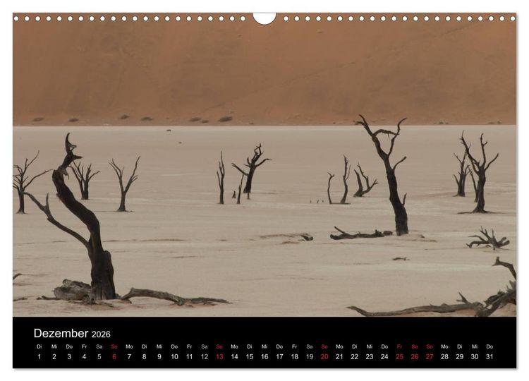 Produktbild: W&uuml;stenzauber Namibia (Wandkalender 2026 DIN A3 quer), CALVENDO Monatskalender
