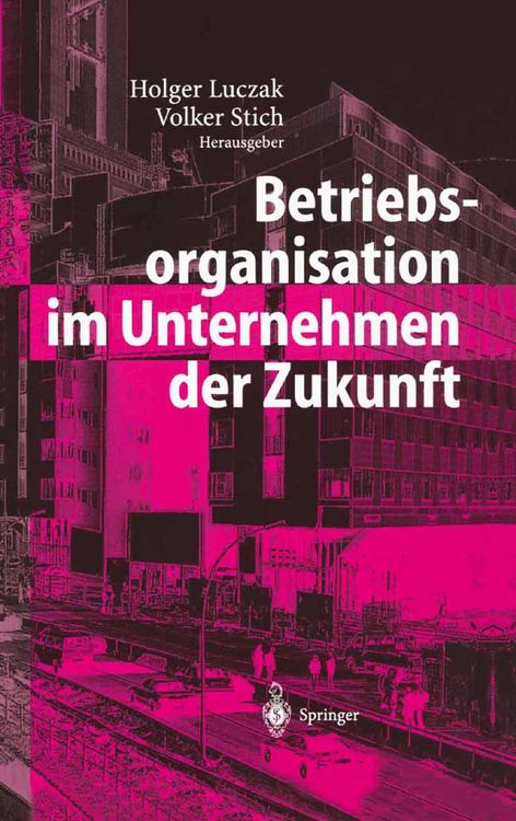 Produktbild: Betriebsorganisation im Unternehmen der Zukunft