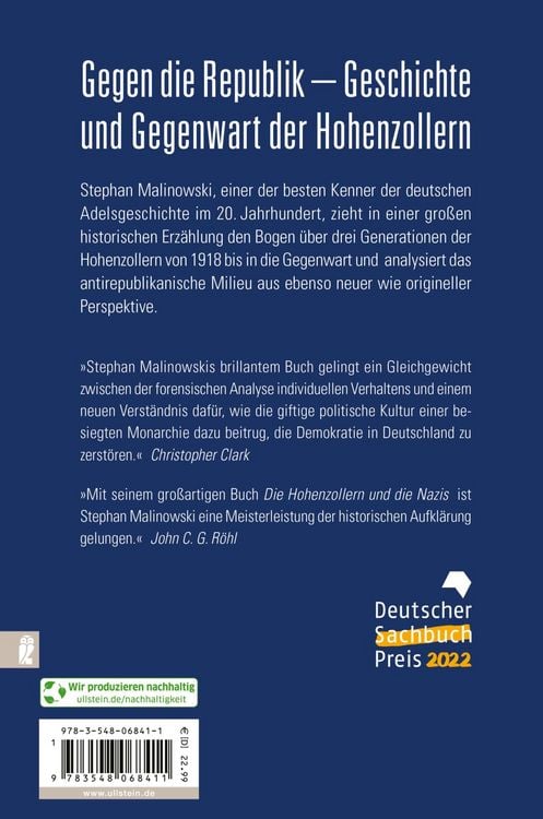 Produktbild: Die Hohenzollern und die Nazis