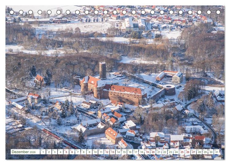 Produktbild: Der Fl&auml;ming aus der Vogelperspektive (Tischkalender 2026 DIN A5 quer), CALVENDO Monatskalender