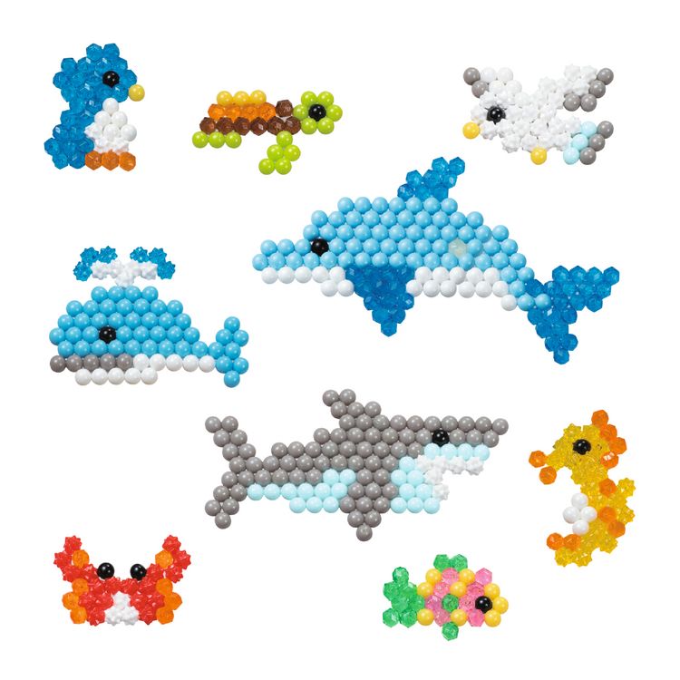 Produktbild: Bastelperlen Aquabeads Tiefsee-Set 2 Vorlagen 600 St&uuml;ck