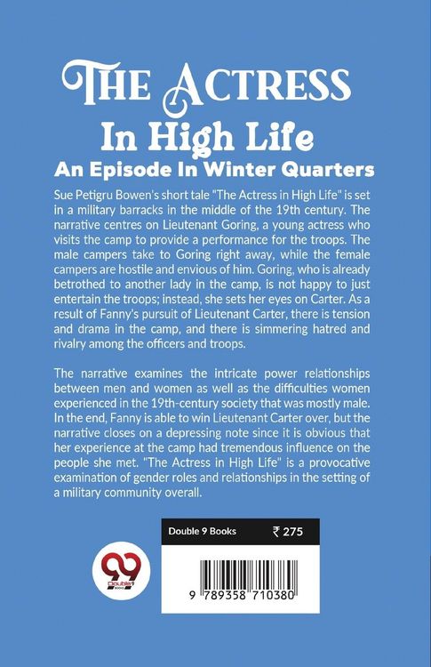 Produktbild: The Actress In High Life an episode in winter quarters