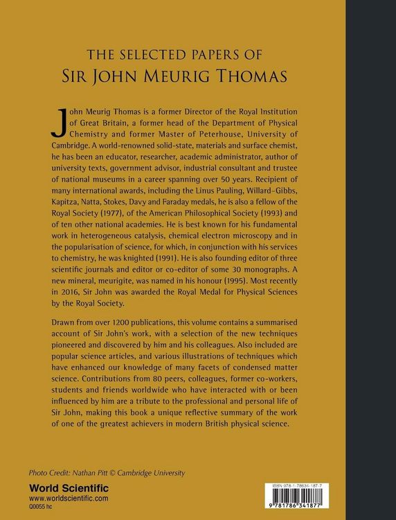 Produktbild: SELECTED PAPERS OF SIR JOHN MEURIG THOMAS, THE
