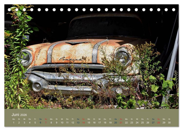 Produktbild: Alte Autos aus Europa (Tischkalender 2026 DIN A5 quer), CALVENDO Monatskalender
