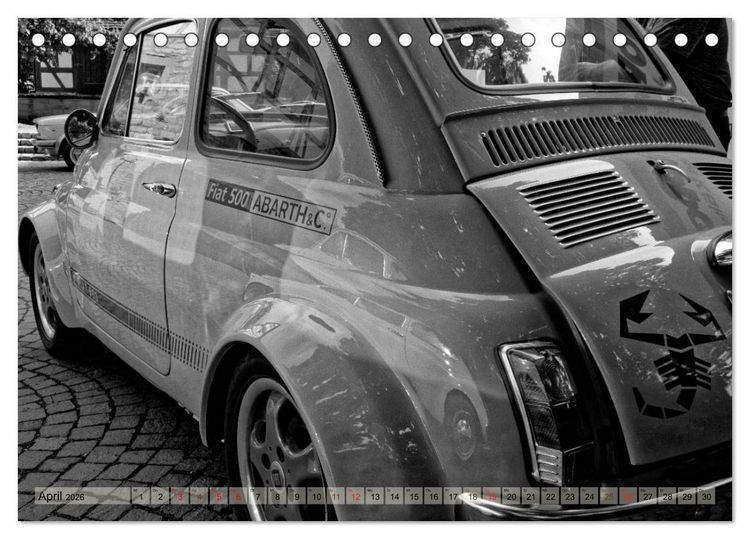 Produktbild: il Cinquecento - Details im Fokus - im Look eines legend&auml;ren Analogfilms (Tischkalender 2026 DIN A5 quer), CALVENDO Monatskalender