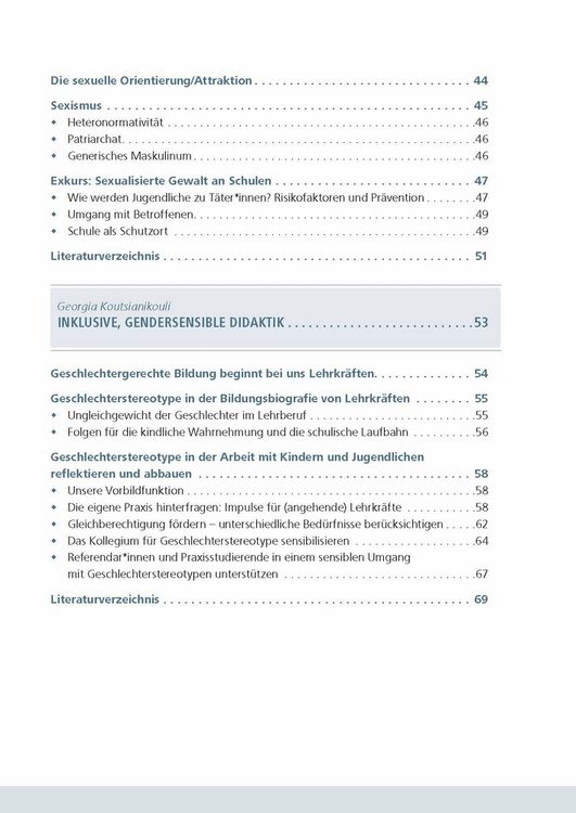 Produktbild: Geschlechtersensible P&auml;dagogik f&uuml;r Lehrkr&auml;fte