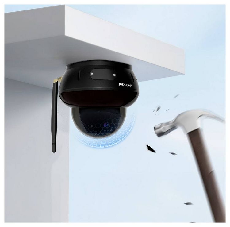 Produktbild: Foscam D8T black D8T black Kabellos, Kabelgebunden IP &Uuml;berwachungskamera 3840 x 2160 Pixel