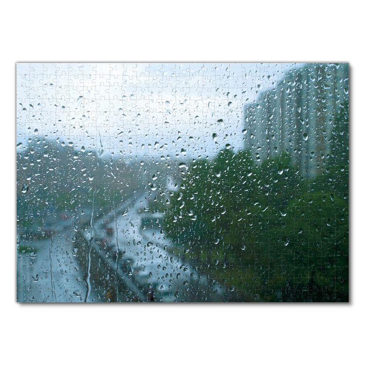 Produktbild: Lais Puzzle Regentropfen an Fenster 500 Teile
