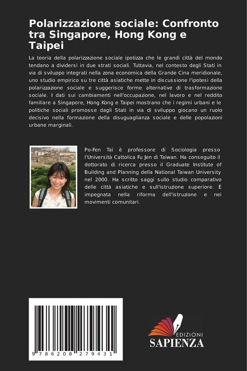 Produktbild: Polarizzazione sociale: Confronto tra Singapore, Hong Kong e Taipei