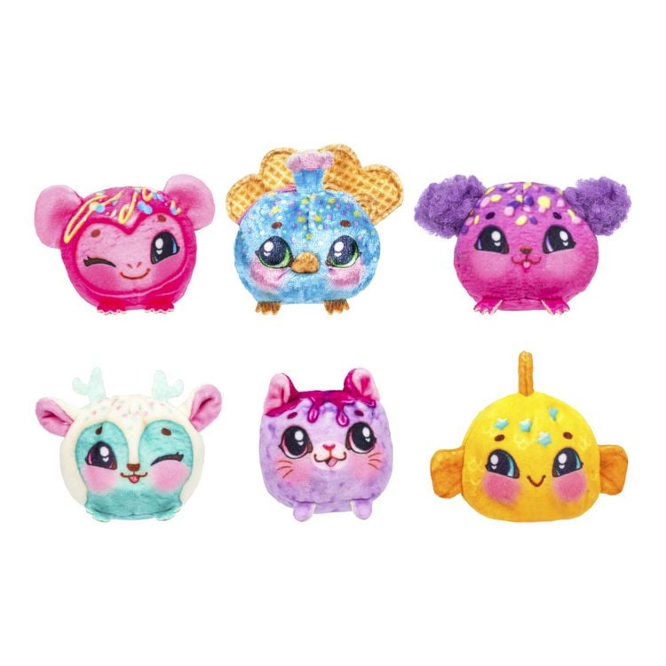 Produktbild: Moose Toys 300318 - Cookeez Makery, Yum Yumz Collectors Case Multi-Pack S2, enth&auml;lt 6 exklusive Pl&uuml;schtiere