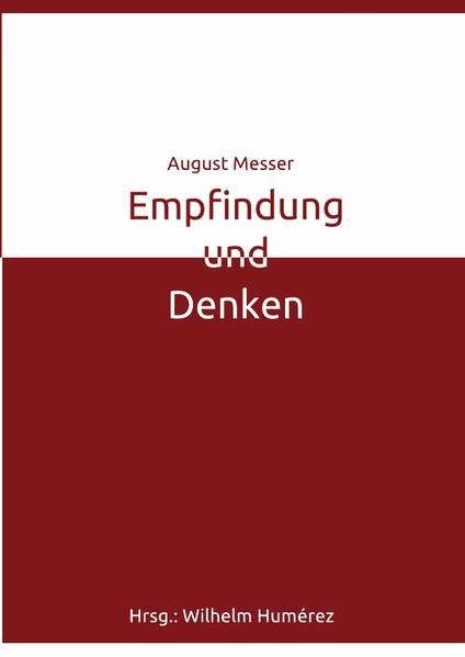 Produktbild: Empfindung und Denken
