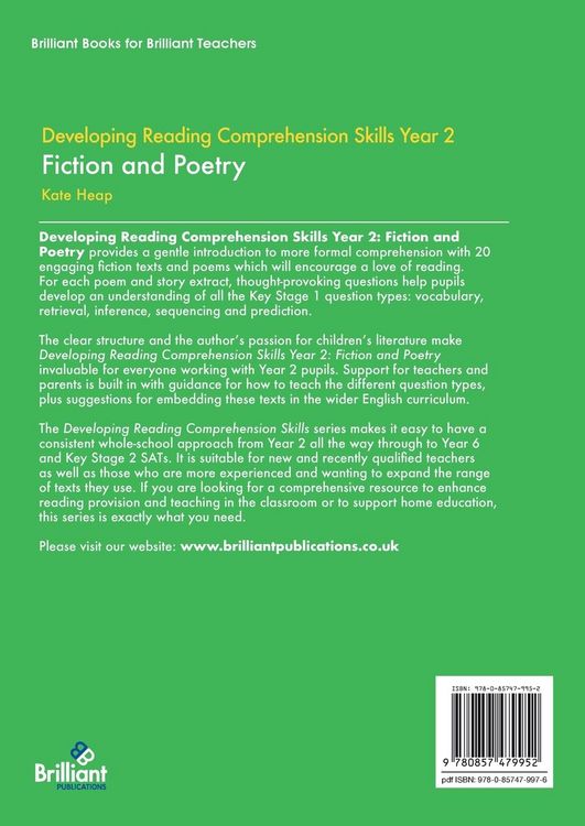 Produktbild: Developing Reading Comprehension Skills Year 2