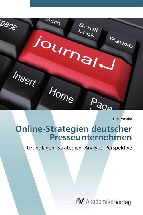 Produktbild: Online-Strategien deutscher Presseunternehmen