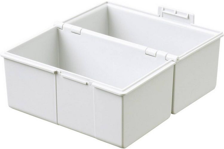 Produktbild: HAN 977-11 Karteibox Lichtgrau max. Anzahl der Karten: 300 Karten DIN A7 quer Stahlscharnier, Deckel als zus&auml;tzlicher Trog nutzbar