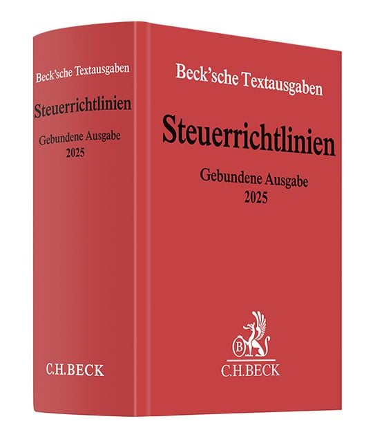 Bild vom Artikel Steuerrichtlinien Gebundene Ausgabe 2025 vom Autor 