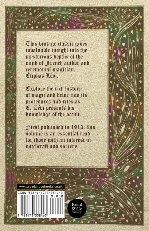 Produktbild: The History of Magic - Including a Clear and Precise Exposition of its Procedure, Its Rites and Its Mysteries