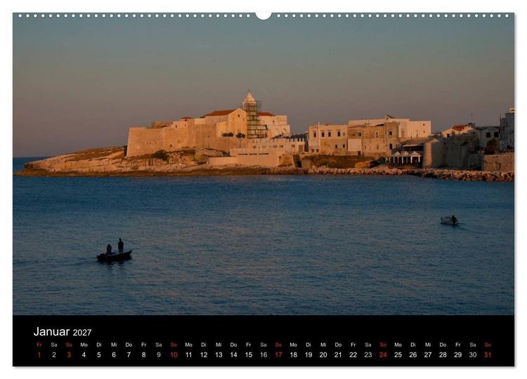 Produktbild: Apulien (Wandkalender 2027 DIN A2 quer), CALVENDO Monatskalender