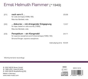 Produktbild: Ernst Helmuth Flammer: Electroacoustic Works