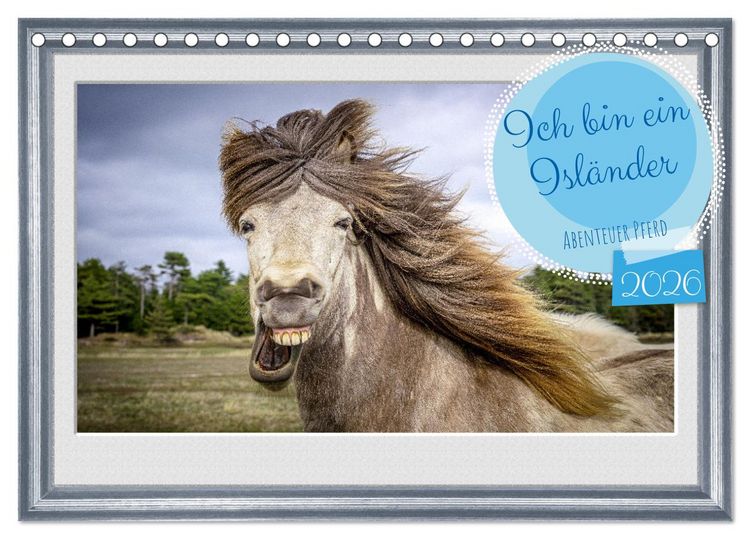 Produktbild: Ich bin ein Isl&auml;nder (Tischkalender 2026 DIN A5 quer), CALVENDO Monatskalender