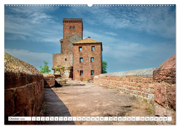 Produktbild: Pf&auml;lzer Sehensw&uuml;rdigkeiten (Wandkalender 2026 DIN A2 quer), CALVENDO Monatskalender