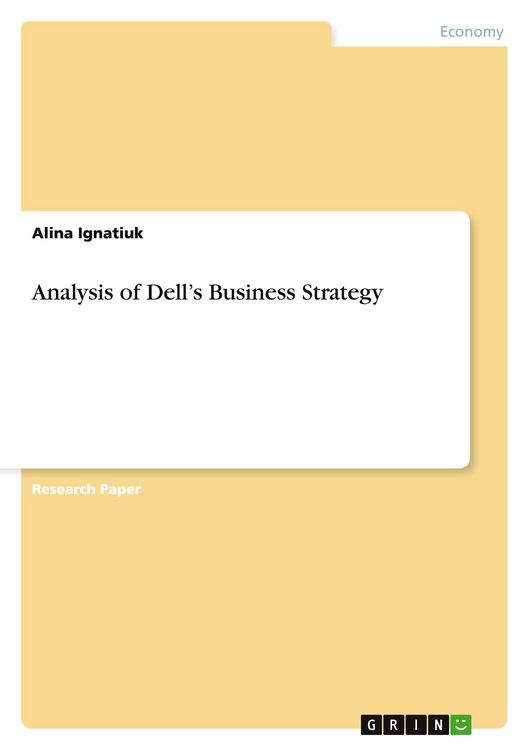 Produktbild: Analysis of Dell's Business Strategy