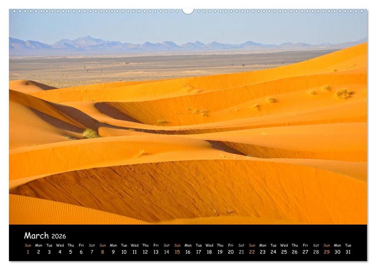 Produktbild: Impressions of Morocco 2026 (High Quality Premium Wall Calendar 2026 DIN A2 landscape),CALVENDO 12 Month Wall Calendar