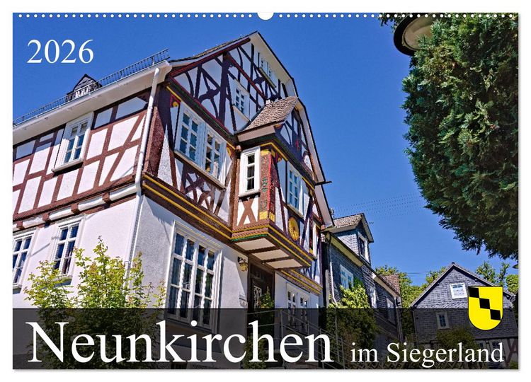 Produktbild: Neunkirchen im Siegerland (Wandkalender 2026 DIN A2 quer), CALVENDO Monatskalender
