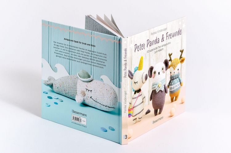Produktbild: Peter Panda & Freunde. 10 supers&uuml;&szlig;e Tier-Amigurumis zum H&auml;keln