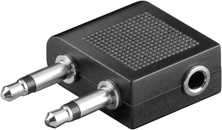 Produktbild: SpeaKa Professional SP-7869752 Klinke Audio Y-Adapter [2x Klinkenstecker 3.5 mm - 1x Klinkenbuchse 3.5 mm] Schwarz