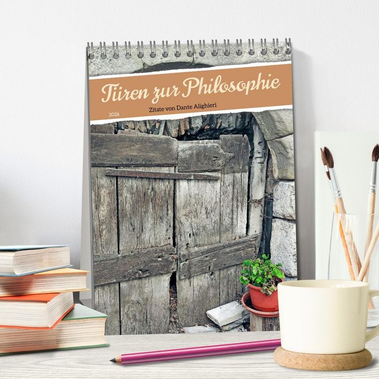 Produktbild: T&uuml;ren zur Philosophie (Tischkalender 2026 DIN A5 hoch), CALVENDO Monatskalender