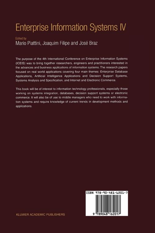 Produktbild: Enterprise Information Systems IV