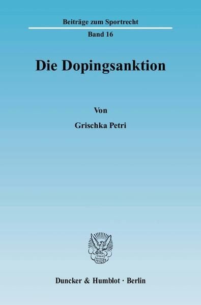 Produktbild: Die Dopingsanktion.