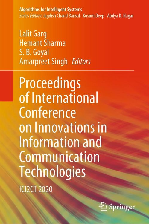 Produktbild: Proceedings of International Conference on Innovations in Information and Communication Technologies